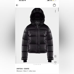 This is the Aritiza superpuff coat satin. Original price $275